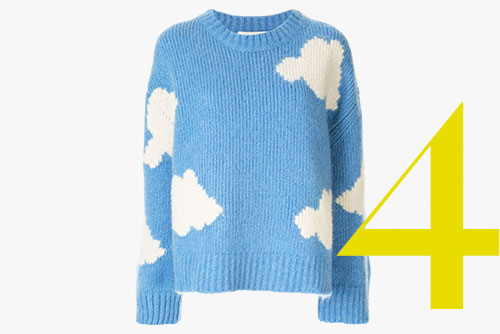 Mansur Gavriel cloud print sweater