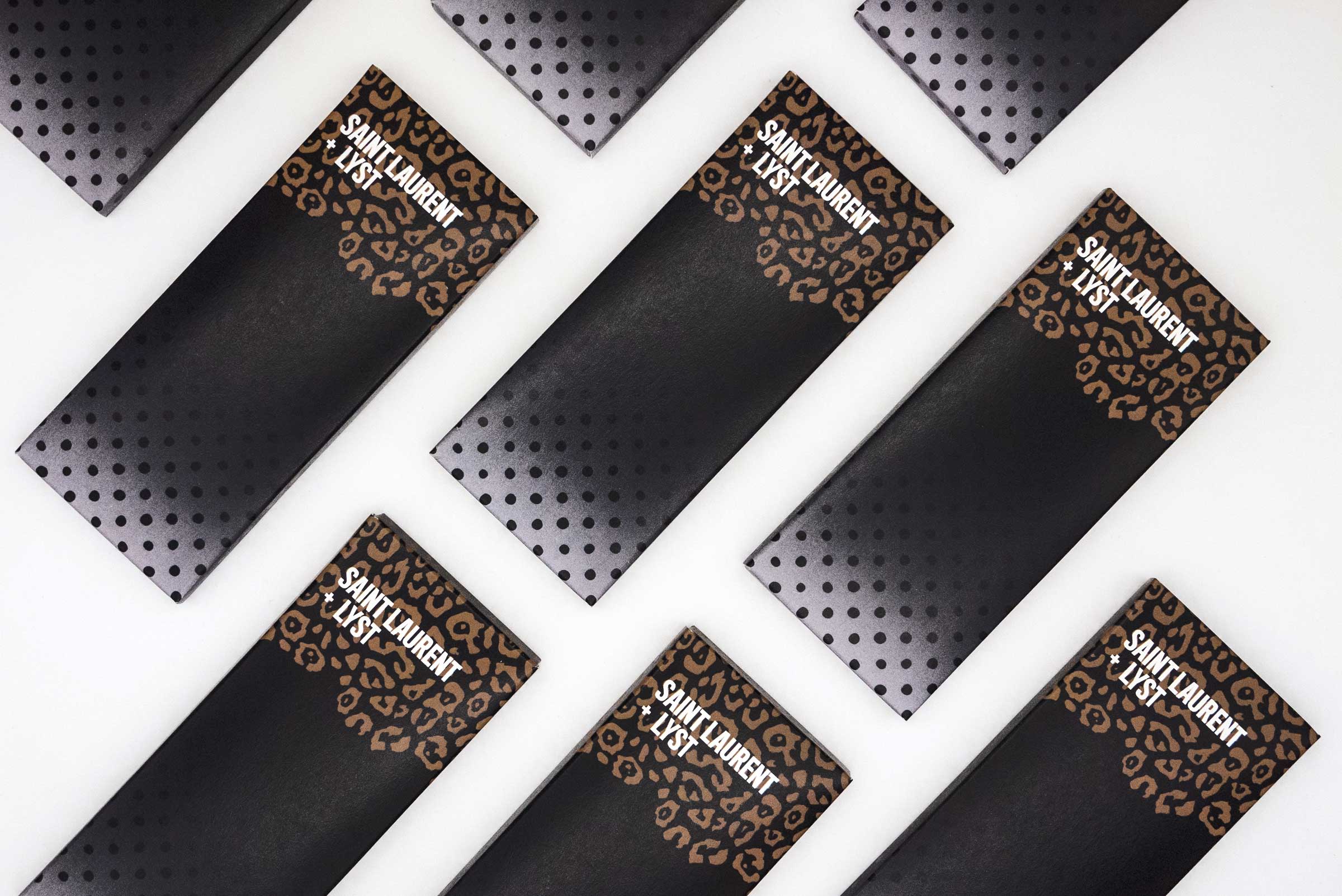 Saint Laurent inspired chocolate bar by Lyst