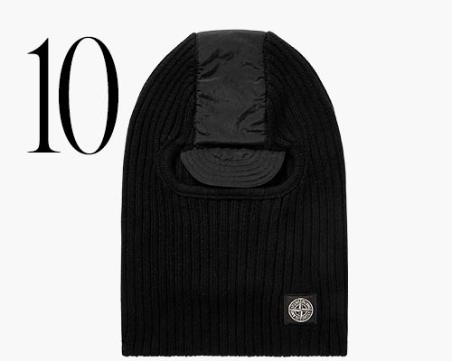 Photo: Stone Island ribbed wool balaclava