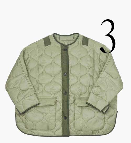 Photo: The Frankie Shop Teddy quilted jacket