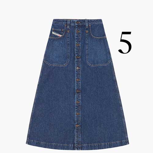 Photo: Diesel Denim Maxi Skirt product image