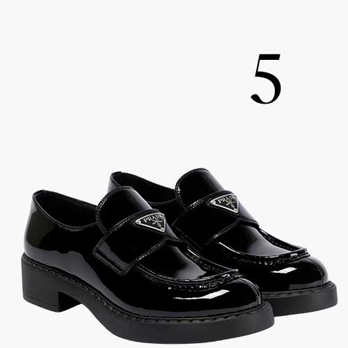 Photo: Prada logo loafers product image