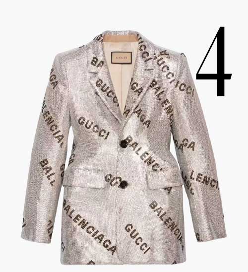 Photo: Strassjacke aus dem Hacker Project von Gucci + Balenciaga