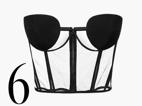Photo: Tüll-Bustier von Nensi Dojaka