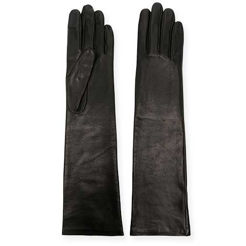 Agnelle Long Leather Gloves