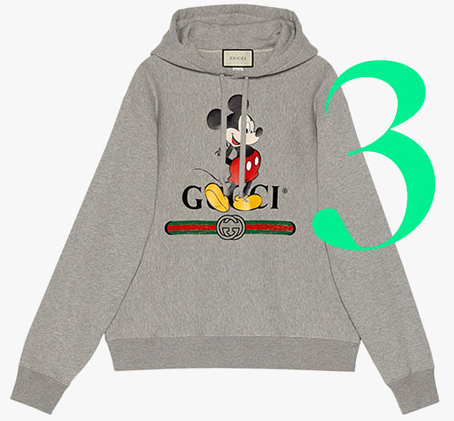Photo: Sweat-shirt à capuche Gucci x Disney