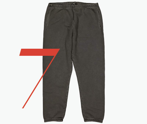 Photo: Pantalon en coton kaki Yeezy