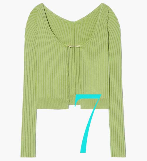Photo: Cardigan La Maille Pralù di Jacquemus