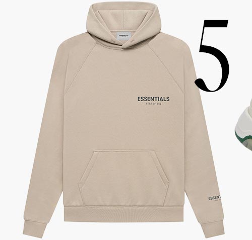 Photo: Felpa con cappuccio ESSENTIALS di Fear of God