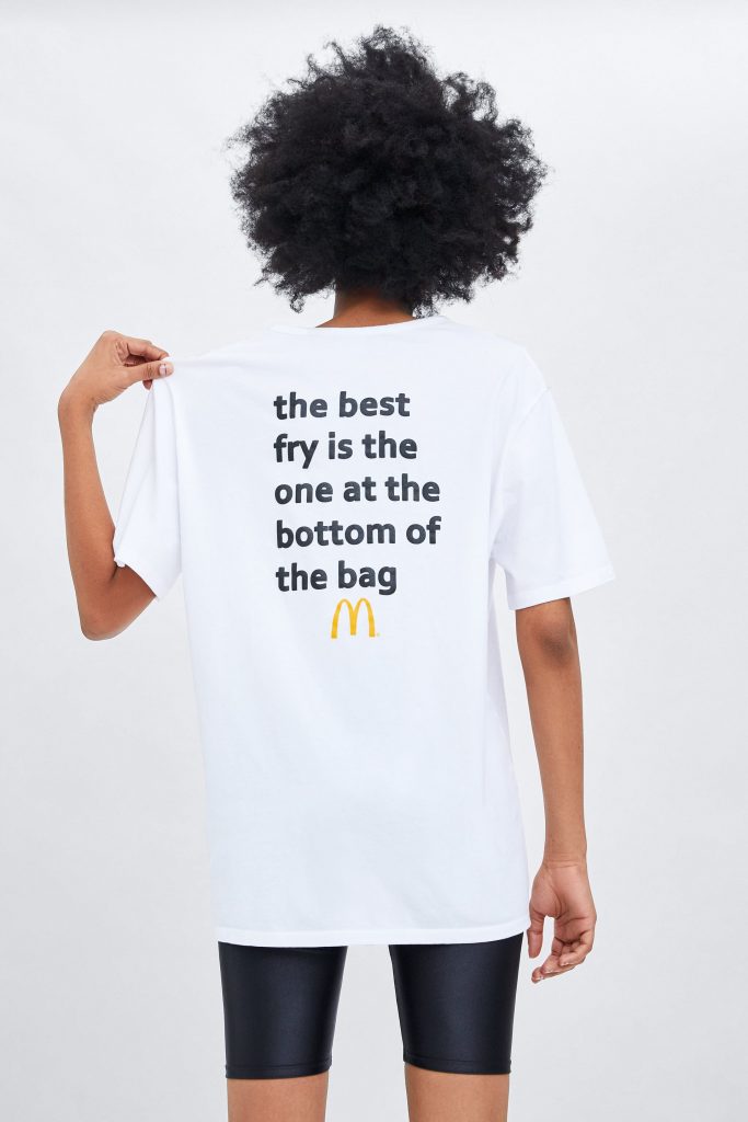 zara mcdonalds t shirt